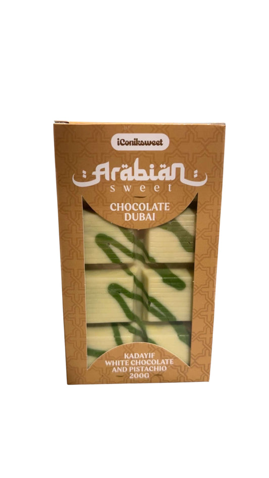 Arabian Sweet - Chocolat Blanc & Pistache 200g